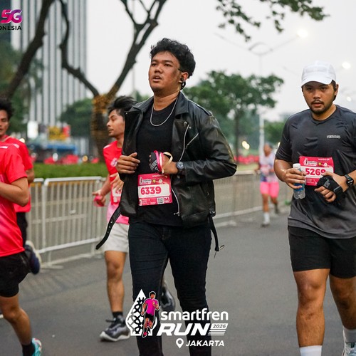 Race photo from SMARTFREN RUN 2026