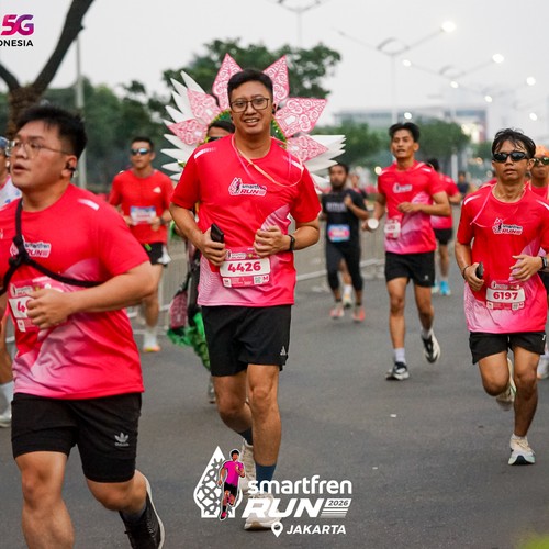 Race photo from SMARTFREN RUN 2026