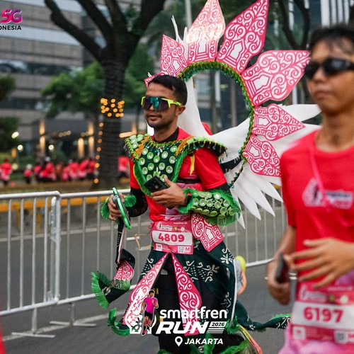 Race photo from SMARTFREN RUN 2026