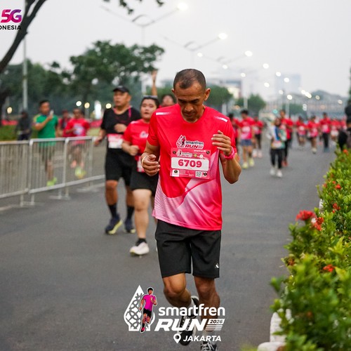 Race photo from SMARTFREN RUN 2026