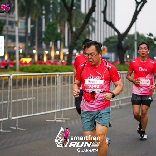 Race photo from SMARTFREN RUN 2026