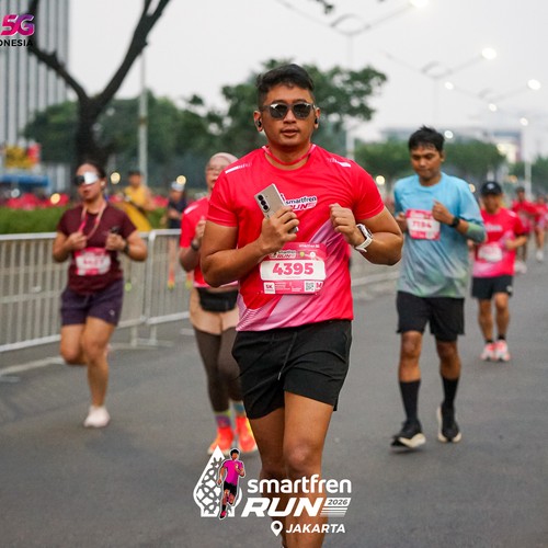 Race photo from SMARTFREN RUN 2026