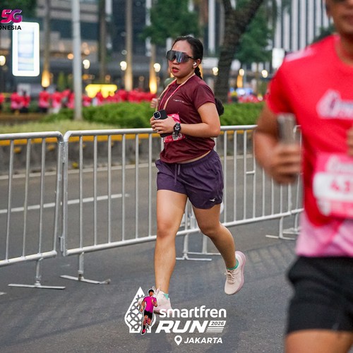 Race photo from SMARTFREN RUN 2026