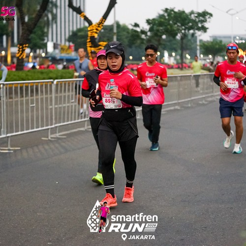 Race photo from SMARTFREN RUN 2026