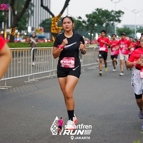 Race photo from SMARTFREN RUN 2026