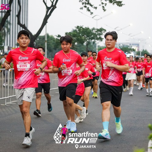 Race photo from SMARTFREN RUN 2026