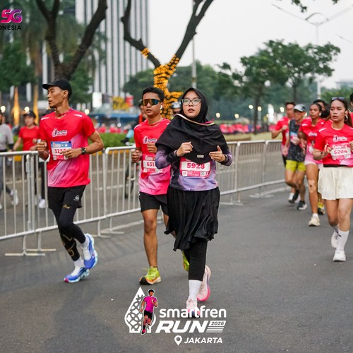 Race photo from SMARTFREN RUN 2026