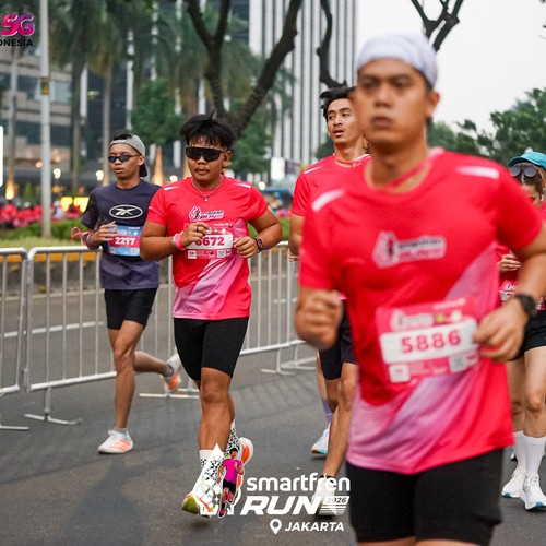 Race photo from SMARTFREN RUN 2026