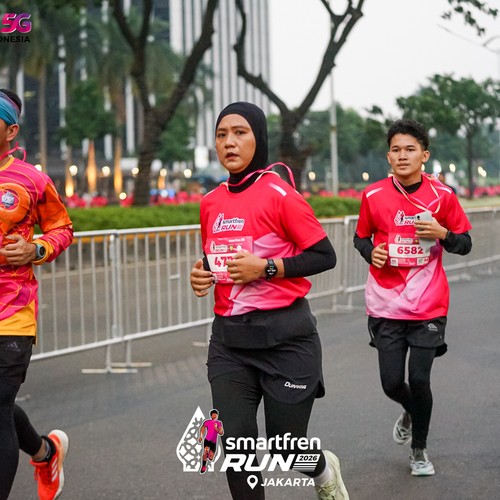 Race photo from SMARTFREN RUN 2026
