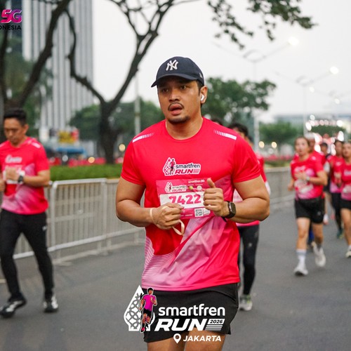 Race photo from SMARTFREN RUN 2026