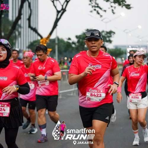 Race photo from SMARTFREN RUN 2026