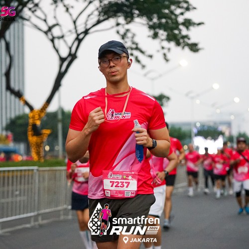 Race photo from SMARTFREN RUN 2026