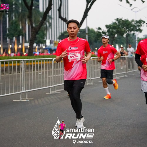 Race photo from SMARTFREN RUN 2026