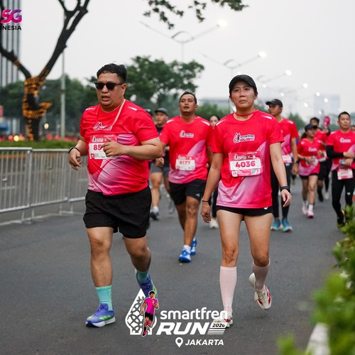 Race photo from SMARTFREN RUN 2026