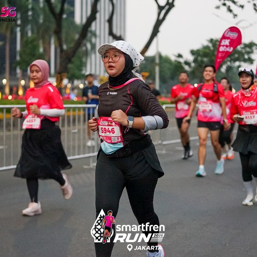 Race photo from SMARTFREN RUN 2026