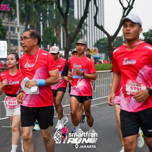 Race photo from SMARTFREN RUN 2026