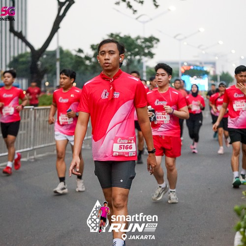 Race photo from SMARTFREN RUN 2026