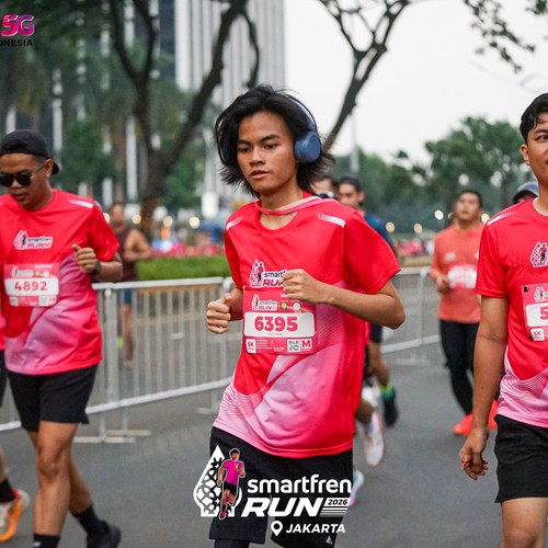 Race photo from SMARTFREN RUN 2026