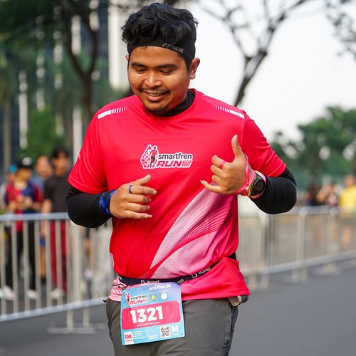 Race photo from SMARTFREN RUN 2026