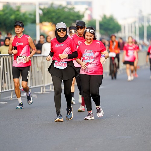 Race photo from SMARTFREN RUN 2026