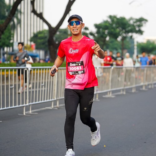 Race photo from SMARTFREN RUN 2026