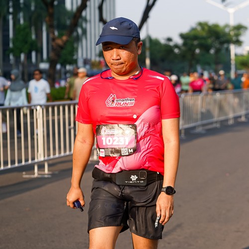 Race photo from SMARTFREN RUN 2026