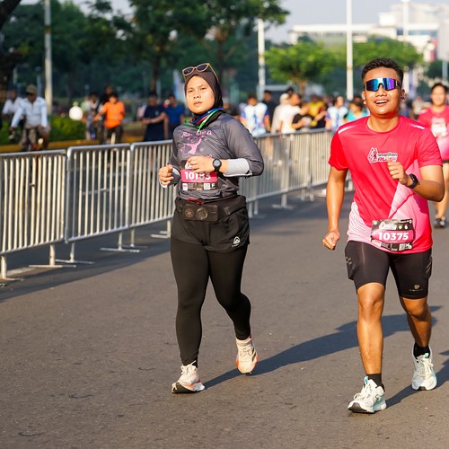 Race photo from SMARTFREN RUN 2026