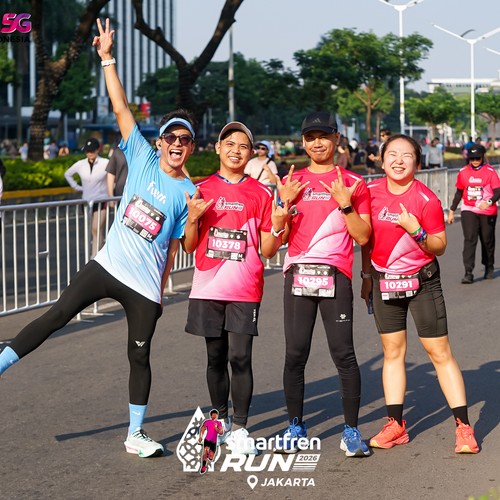 Race photo from SMARTFREN RUN 2026