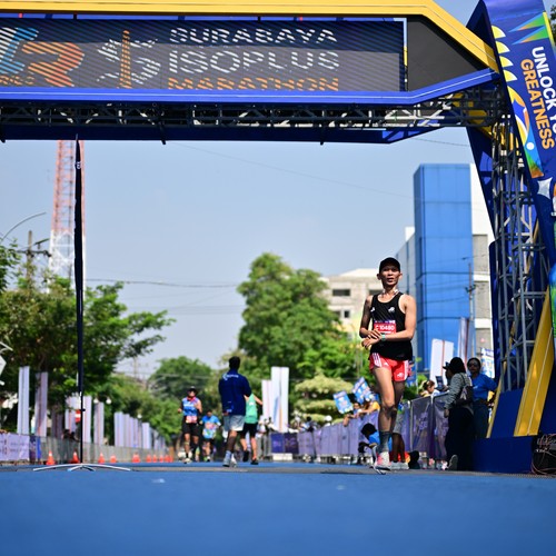 Race photo from SURABAYA ISOPLUS MARATHON 2026