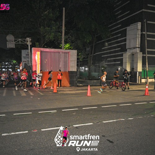 Race photo from SMARTFREN RUN 2026