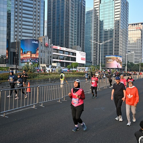 Race photo from SMARTFREN RUN 2026