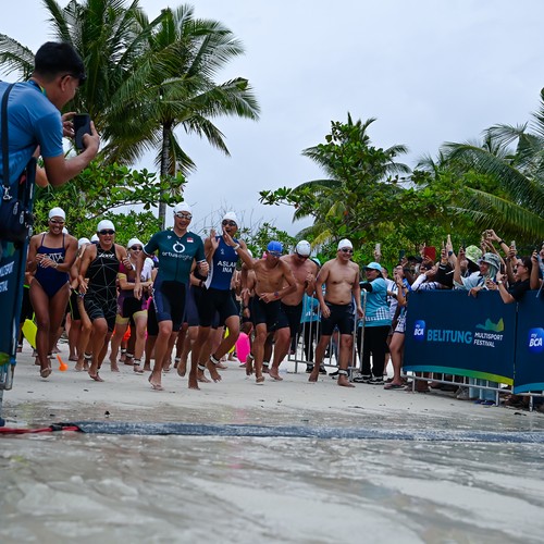 Race photo from Belitung Multisport Festival