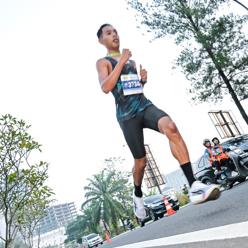 Race photo from BOGORUN 2026