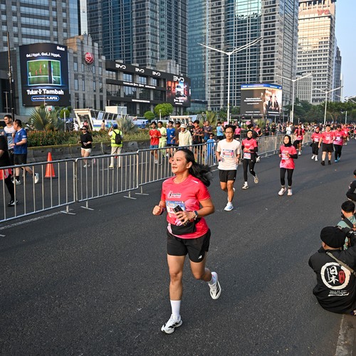 Race photo from SMARTFREN RUN 2026