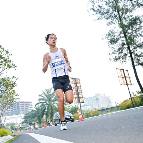 Race photo from BOGORUN 2026