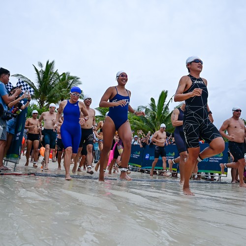 Race photo from Belitung Multisport Festival