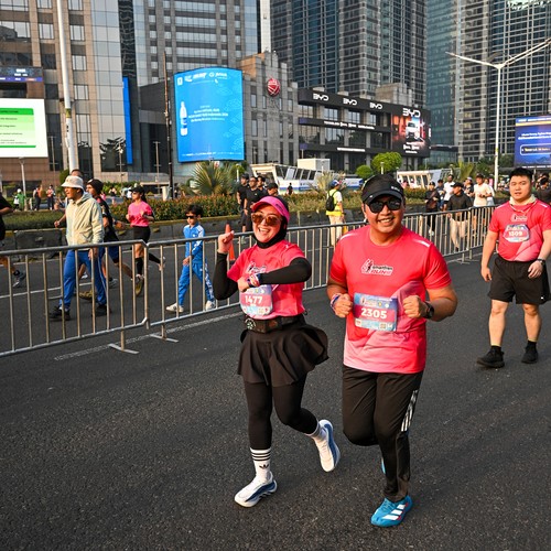 Race photo from SMARTFREN RUN 2026