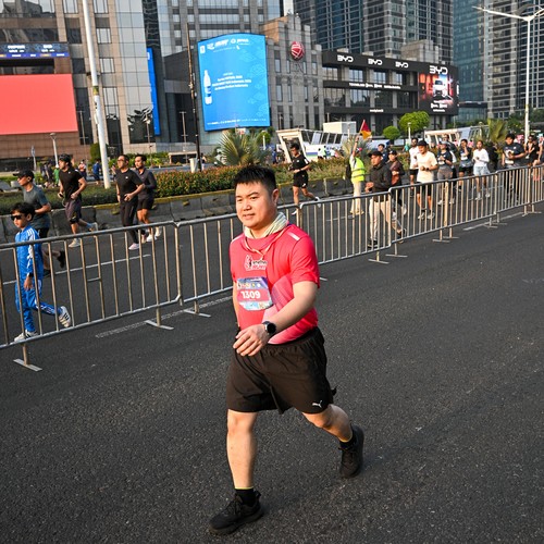 Race photo from SMARTFREN RUN 2026