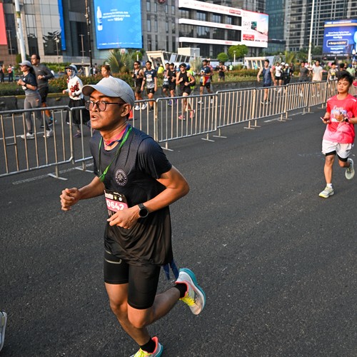 Race photo from SMARTFREN RUN 2026