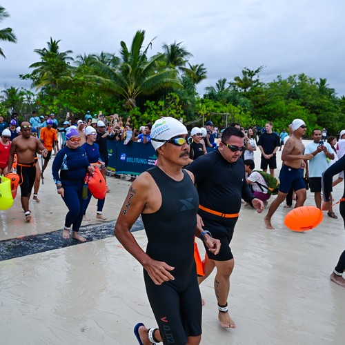 Race photo from Belitung Multisport Festival