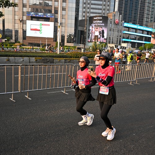 Race photo from SMARTFREN RUN 2026