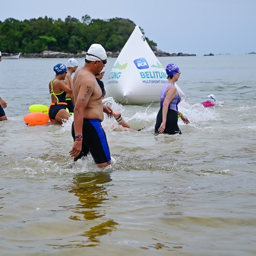 Race photo from Belitung Multisport Festival