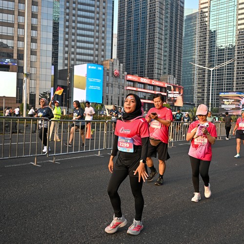 Race photo from SMARTFREN RUN 2026