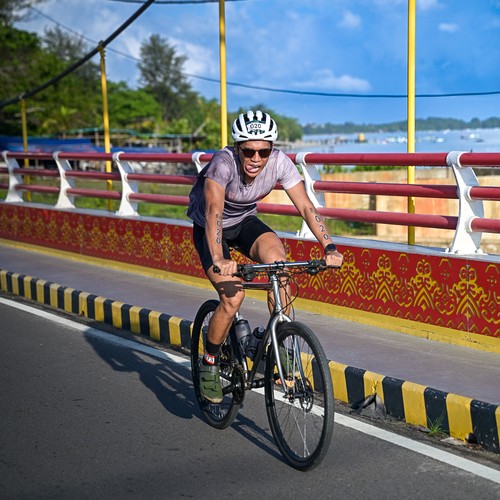 Race photo from Belitung Multisport Festival