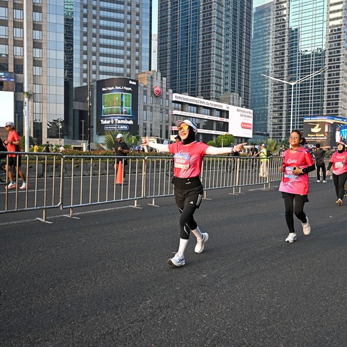 Race photo from SMARTFREN RUN 2026