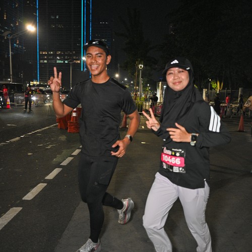 Race photo from SMARTFREN RUN 2026