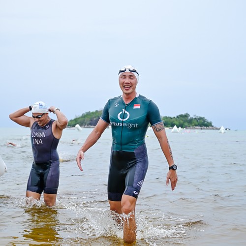 Race photo from Belitung Multisport Festival