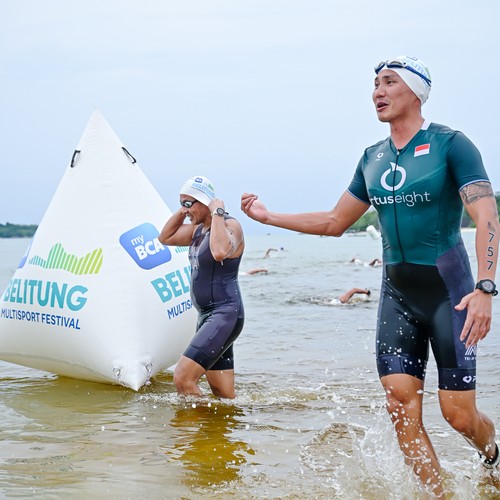 Race photo from Belitung Multisport Festival