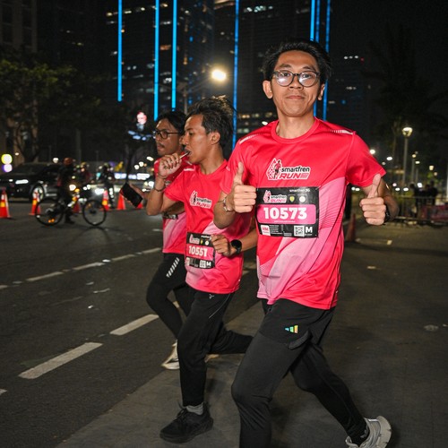 Race photo from SMARTFREN RUN 2026