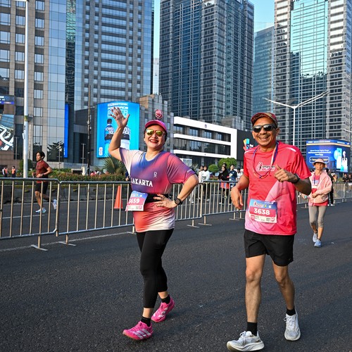 Race photo from SMARTFREN RUN 2026